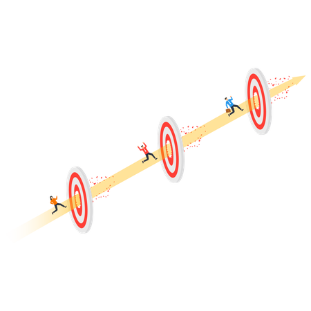 Team target  Illustration
