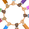 illustration team unity