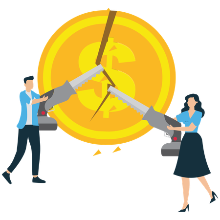 Team Unlocking Financial Opportunity  Illustration