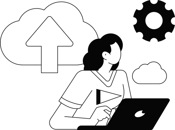 Team working on project planning  Illustration