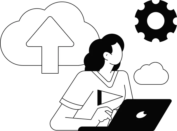 Team working on project planning  Illustration
