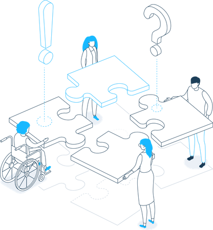 Teambuilding  Illustration