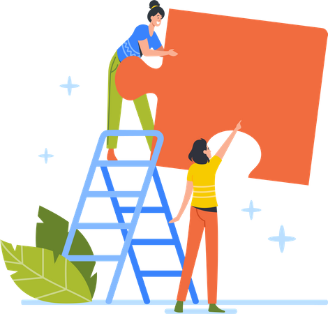 Teamwork and Collaboration Illustration