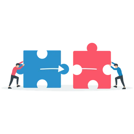 Teamwork and Collaboration  Illustration