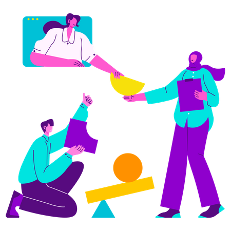 Teamwork  Illustration