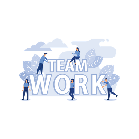 Teamwork  Illustration