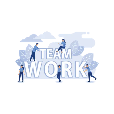 Teamwork  Illustration