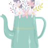 illustration for teapot