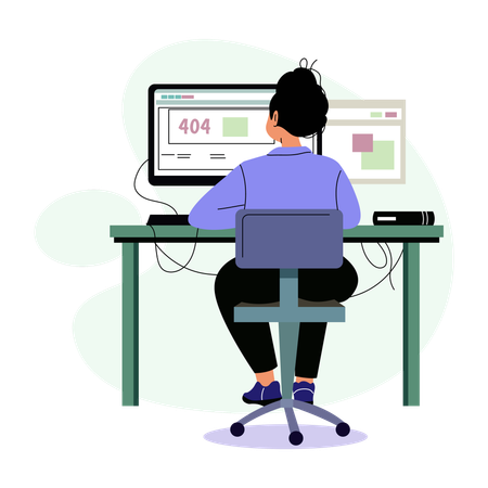 Technical Issues solved by coder  Illustration