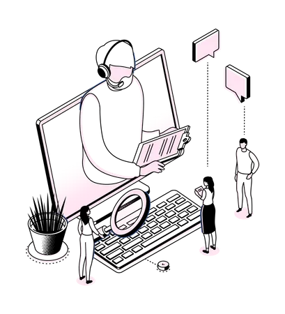 Technical support  Illustration