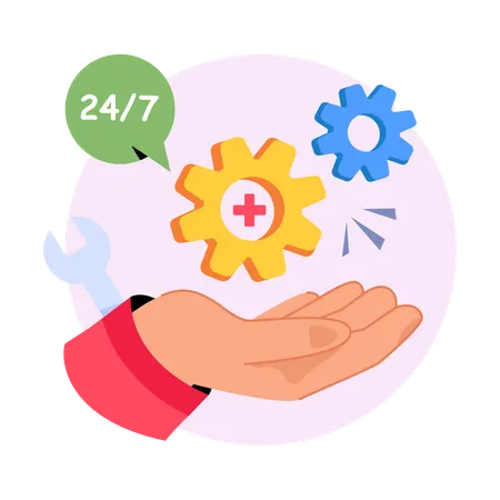 Technical Support  Illustration