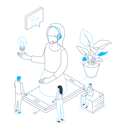 Technical support  Illustration