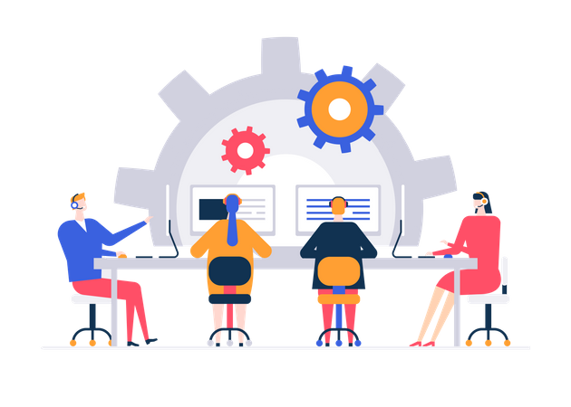 Technical support  Illustration