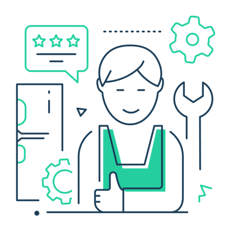 Technical support service  Illustration