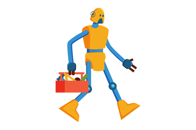 Technician Bot Illustration