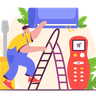 technician illustration svg