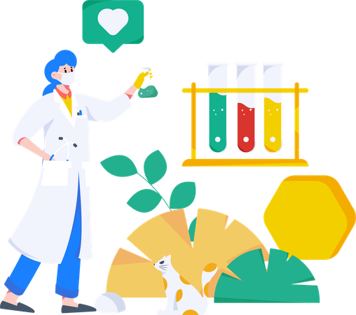 Technicien de laboratoire  Illustration