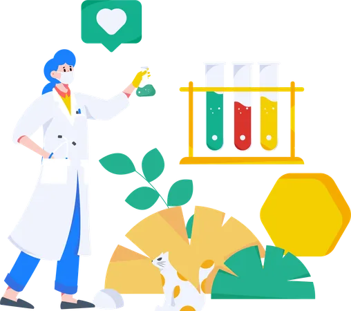 Technicien de laboratoire  Illustration