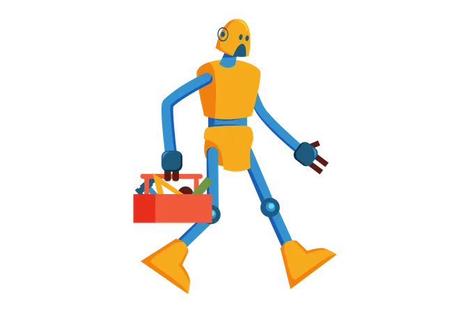 Techniker-Bot  Illustration