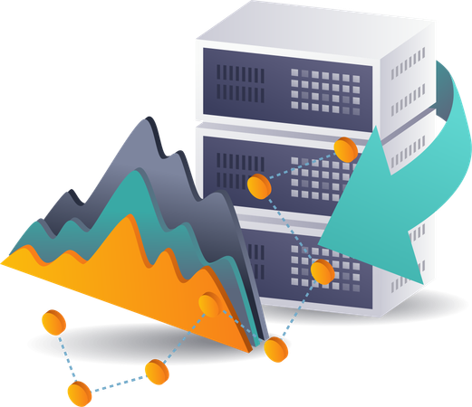 Techniques de gestion et d'analyse des données du serveur cloud  Illustration