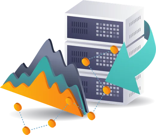 Techniques de gestion et d'analyse des données du serveur cloud  Illustration