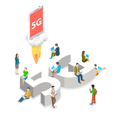 Technologie 5G  Illustration