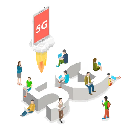 Technologie 5G  Illustration