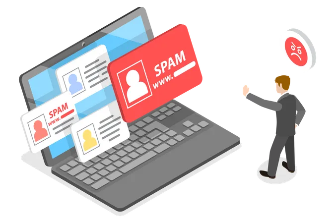 Technologie anti-spam  Illustration