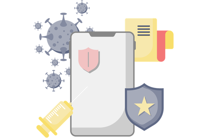 Technologie antivirus  Illustration