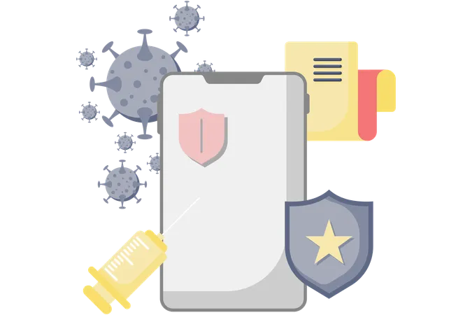 Technologie antivirus  Illustration