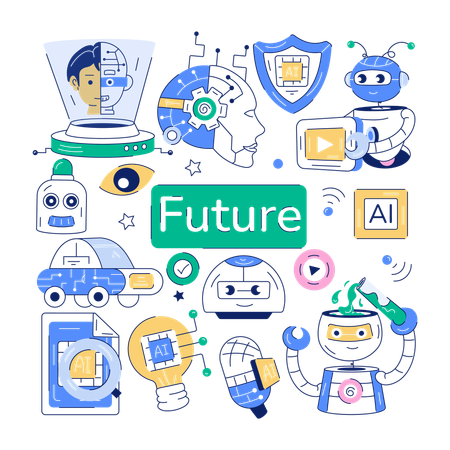 Technologie future  Illustration