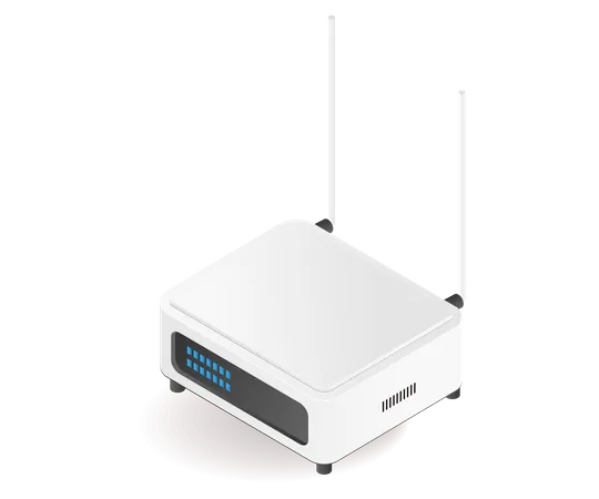 Technologie de routeur de partage de connexion Wifi  Illustration