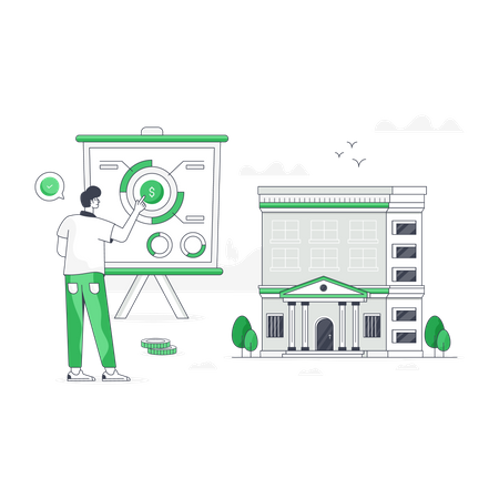 Technologie financière  Illustration