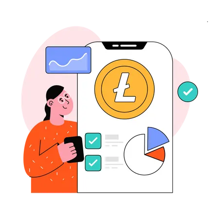 Technologie litecoin  Illustration