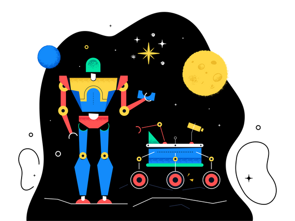 Technologie spatiale  Illustration