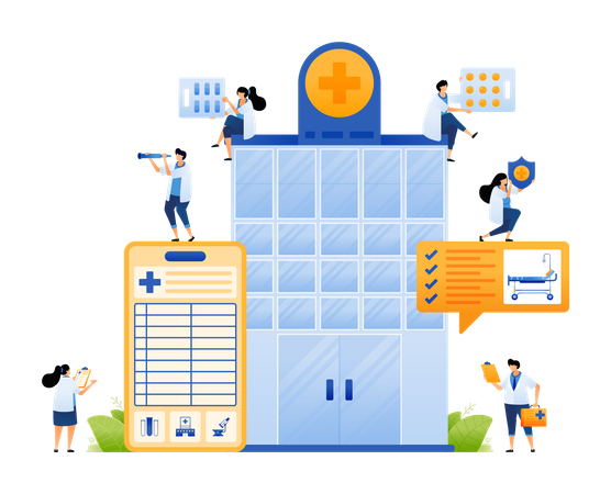 Technology for Better Healthcare  Illustration