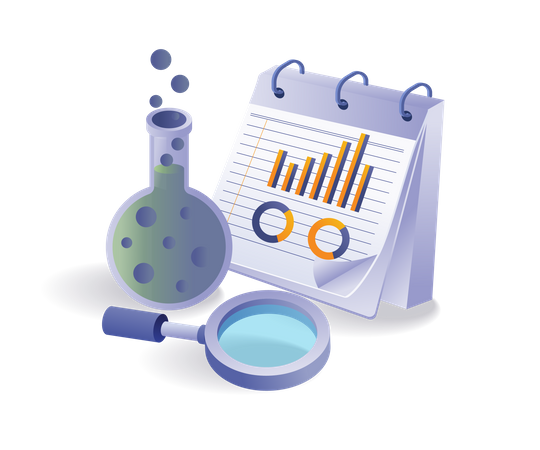 Technology laboratory experimental data analysis  일러스트레이션