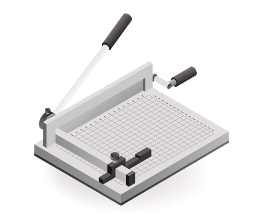 Technology Manual paper cutting tool  Illustration