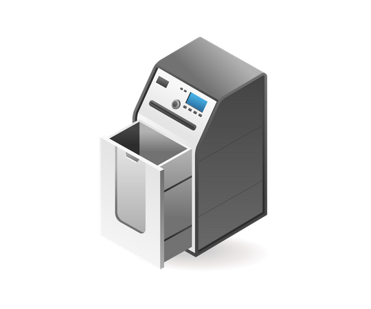 Technology Paper shredder Illustration