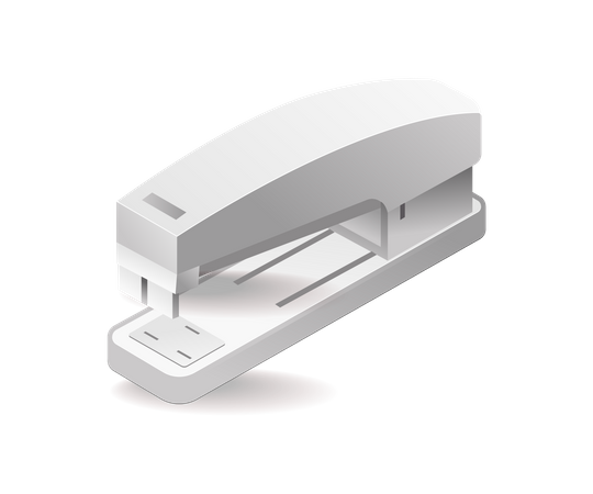 Technology stapler office tool Illustration