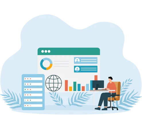 Técnicas de ciencia de datos aplicadas en sitios web  Ilustración