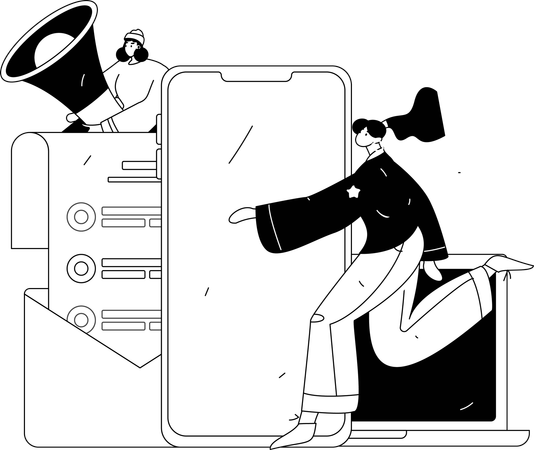 Técnicas de marketing  Ilustração