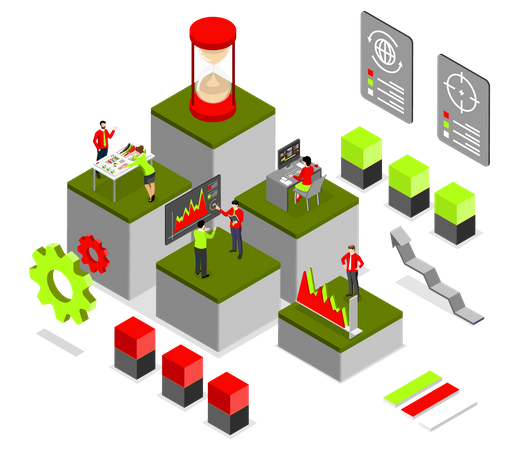 Tecnología de análisis de negocios  Ilustración