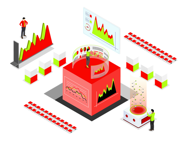 Tecnología de análisis de negocios  Ilustración