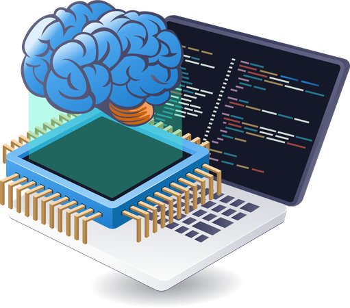 Tecnología de lenguaje de programación de IA  Ilustración