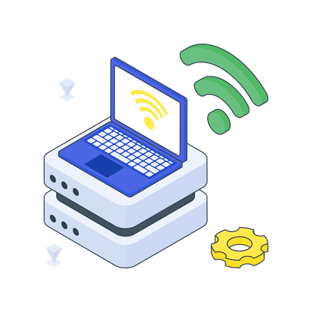 Tecnologia de rede  Ilustração