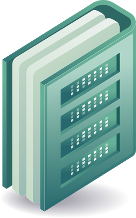 Tecnología de servidor de datos  Ilustración