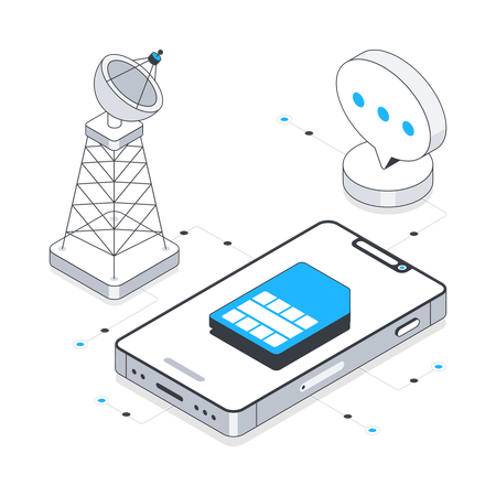 Tecnologia esim  Illustration