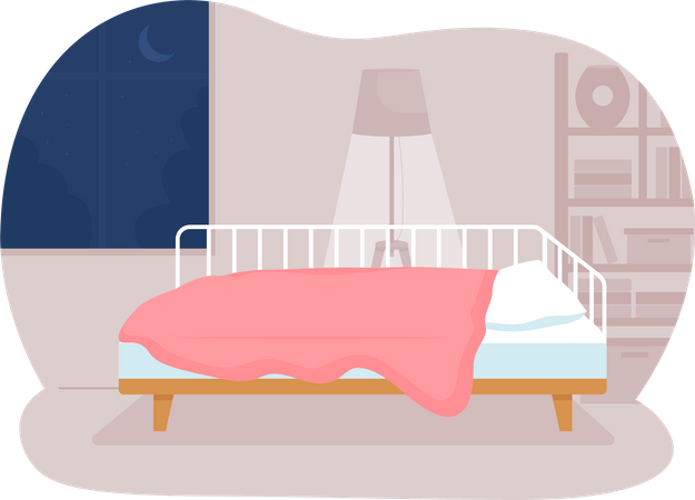 Teen bedroom  Illustration