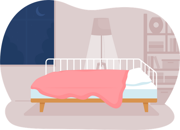 Schlafzimmer für Teenager  Illustration